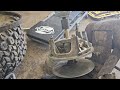 6X4 Gator clutch removal with puller.