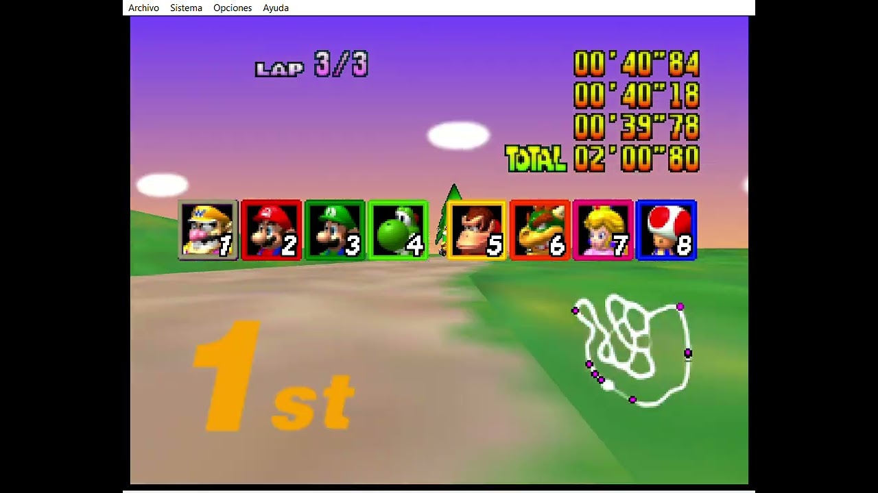 [N64] - Mario Kart 64 - Special Cup 150 cc - Wario
