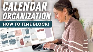 How I Organize My Google Calendar | The Best Time Blocking App for Scheduling + Productivity