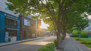 Sunday Sunrise Walk | Bukchon Streets and Relaxing Sounds | Travel Seoul Korea 4K HDR