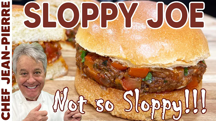 A Not So Sloppy "Sloppy Joe" | Chef Jean-Pierre