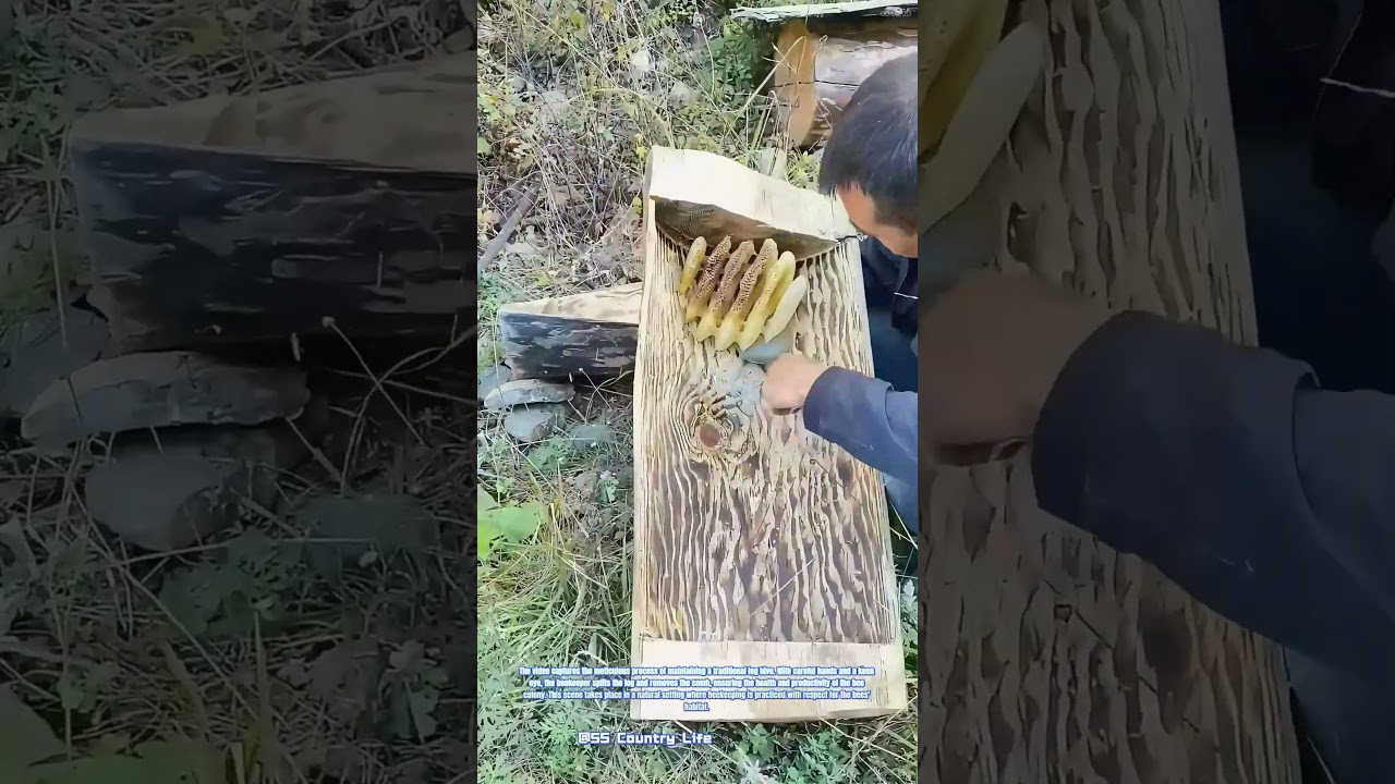 Beekeeping Traditions: Log Hive Maintenance for a Thriving Colony