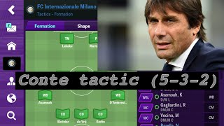 Antonio conte's tactic 5-3-2 on fm 2020 ...
