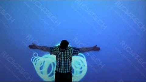 Interactive Wall Large Projection Commercial Presentation