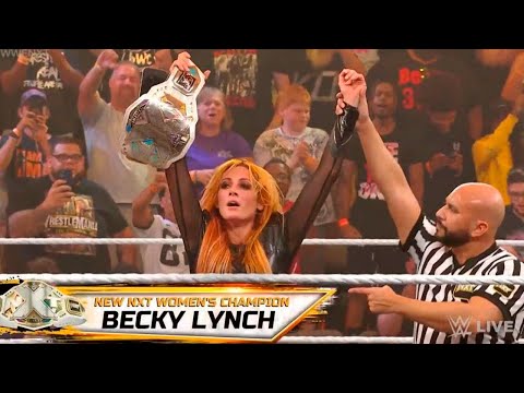 Becky Lynch Wins NXT Women's Title On 9/12 WWE NXT