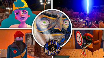 Hello Neighbor 3  Prototype 2 - True Ending / Full Game Walkthrough