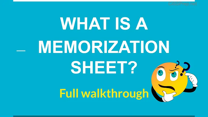 How To Create A CISSP Memorization Sheet - Full Walkthrough