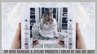 HOW I STYLE MY HAIR & THE PRODUCTS I USE | SYSTEM PROFESSIONAL screenshot 4