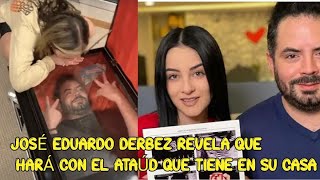 JOSÉ EDUARDO DERBEZ REVELA QUE HARÁ CON EL ATAÚD QUE TIENE EN SU CASA ANTES DE QUE NAZCA SU HIJA.