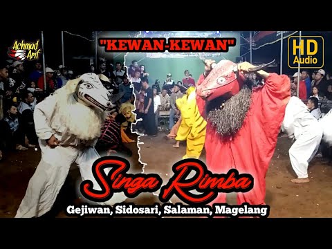 Kewan kewan - Topeng ireng - Singa Rimba