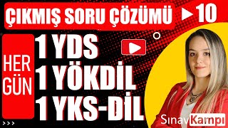 3Ü Bi̇r Arada İngi̇li̇zce Çikmiş Irrelevant Soru Çözümü Yds-Yökdi̇l-Yksdi̇l I Gözde Hoca - 10