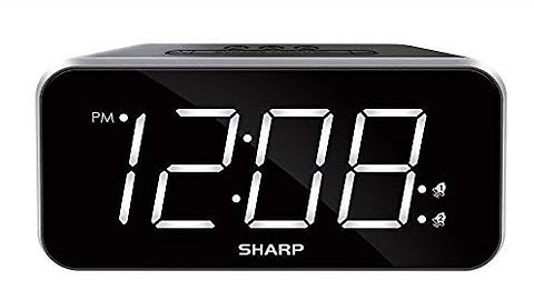 ⏰🕧💤🔋#Battery & Setup-Sharp Digital Alarm Clock w/Dual Alarm & Jumbo Display-#Model SPC 736A