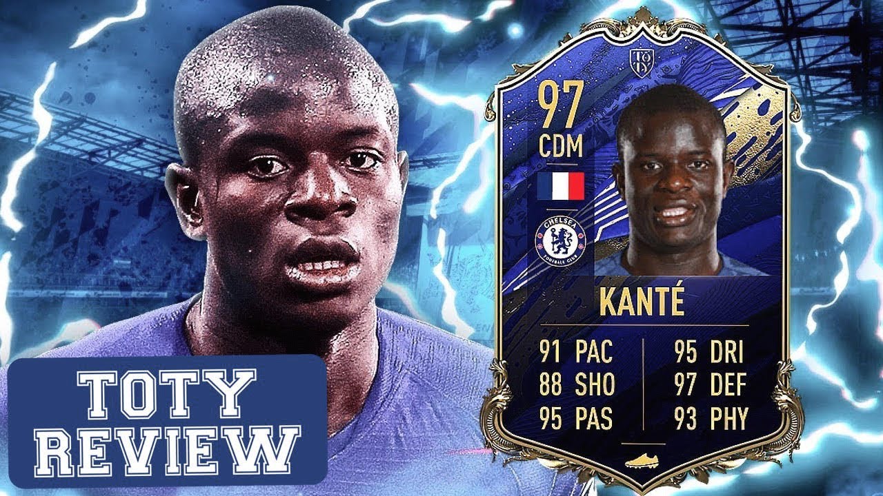97 TOTY KANTE PLAYER REVIEW! FIFA 20 ULTIMATE TEAM 