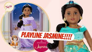 Ag American Girl News Playline Disney Princess Jasmine Release Purple Outfit & Baby Rajah