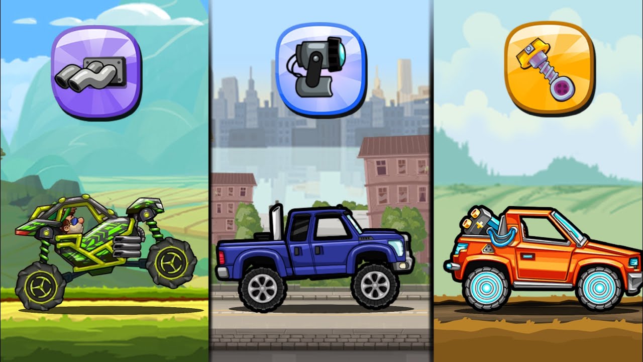 HCR2 BEST MAP FOR EACH PARTS SETUP 🤔 Hill Climb Racing 2 YouTube