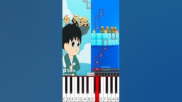 Boost volumeRevers My Version vs Original | Squid Game (@fash) - Octave Piano Tutorial