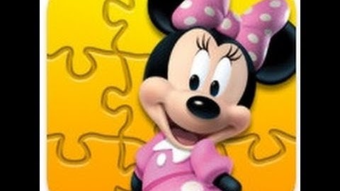 Disney Junior Minnie Mouseke-Puzzles iPad App Review - CrazyMikesapps