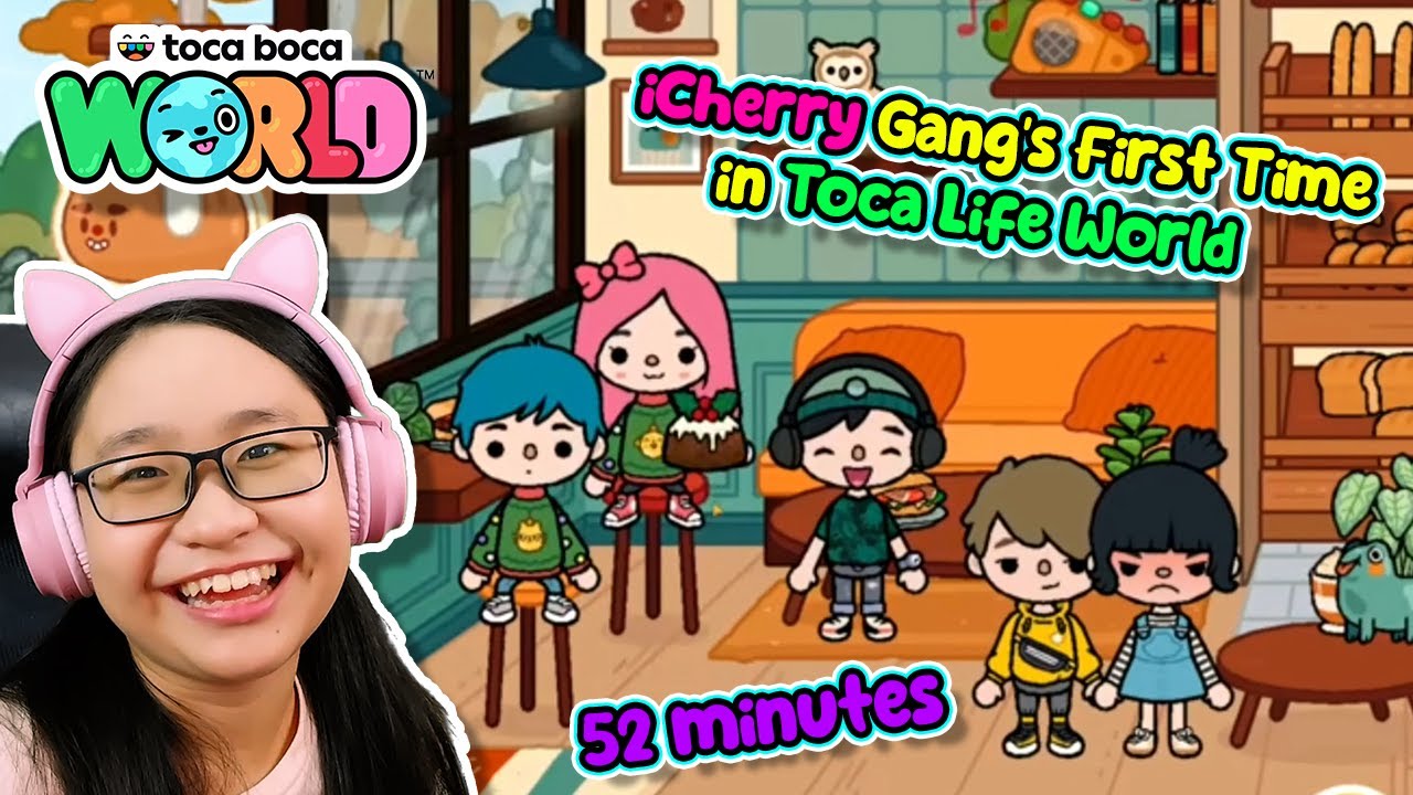 iCherry Gang's First Time in Toca Life World! - Toca Life World