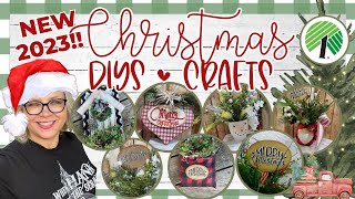 *NEW* CHRISTMAS DIYS & Crafts 🎄 DOLLAR TREE HOBBY LOBBY Whimsical Door Hangers and ideas for Gifts!