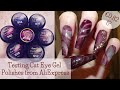 Testing Cat Eye Gel Polishes from AliExpress || Cheapest Cat Eye Polish?