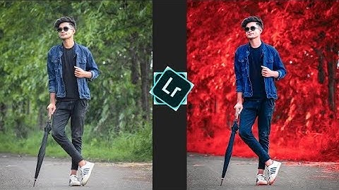 Lightroom red background photo editing lightroom background colour change photo editing green to red