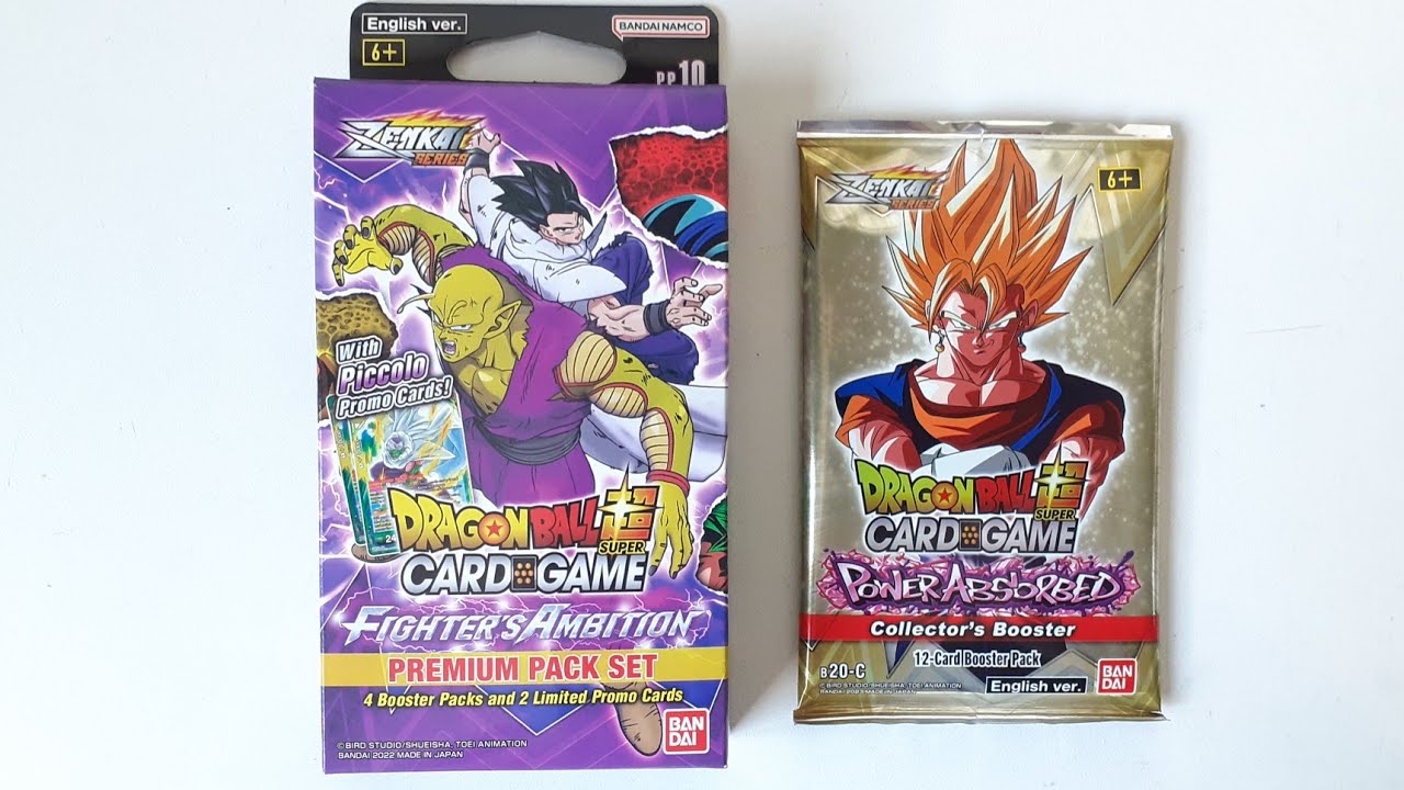 Dragonball Fighter's Ambition Premium Pack Set and Power Absorbed