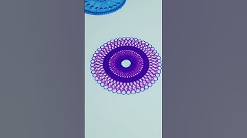 Ink & Spin. Spirograph Art #drawing #shorts #asmr
