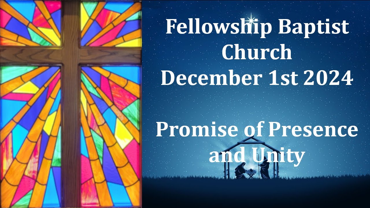 Sunday Dec 1 - Hebrews 8:6, Genesis 3 - Promise of Presence and Intimacy