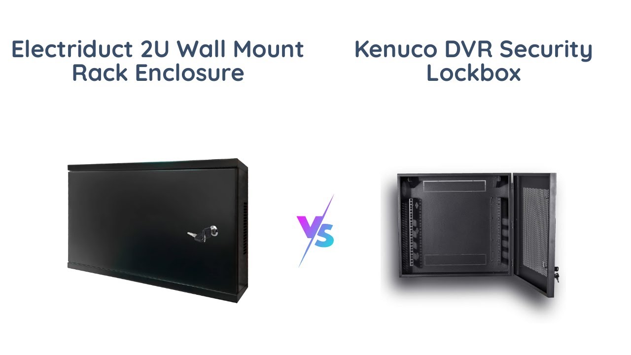 Comparing Electriduct 2U Rack and Kenuco 16 Gauge Steel Lockbox - YouTube
