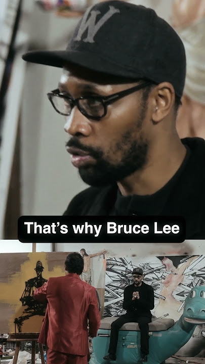 David Choe Painting a Portrait of RZA