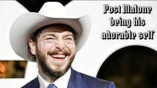 Post Malone being his adorable self for 4 minutes