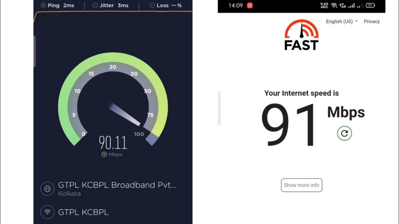 Fast vs Ookla Speed Test YouTube