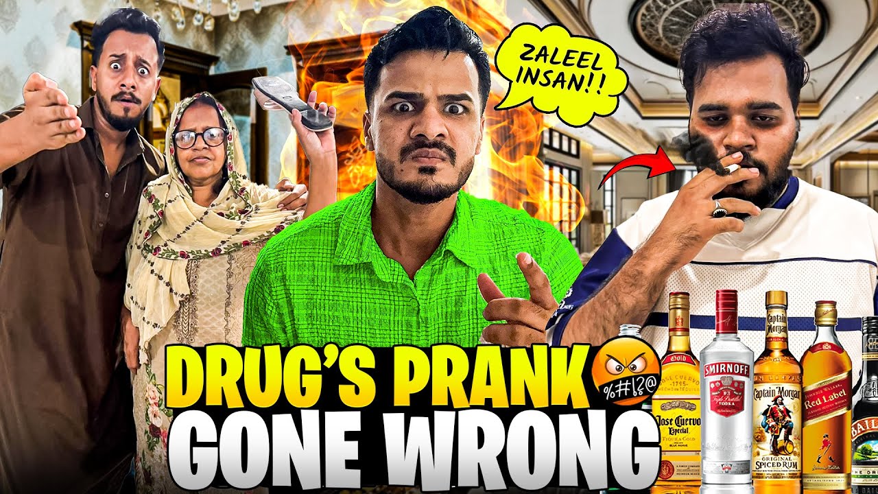 DRUG PRANK GONE WRONG 😭💊 | Zulqarnain & Ami Reaction Was Crazy!