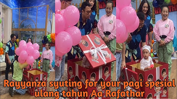 Rayyanza Syuting Fyp Trans7 For Your Pagi Spesial Ulang Tahun Aa Rafathar Sama Mama Gigi&Papa Raffi