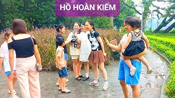 Hồ Hoàn Kiếm đền Ngọc Sơn cầu Thê Húc, Tháp Bút phố Đinh Tiên Hoàng quận Hoàn Kiếm Thành phố Hà Nội