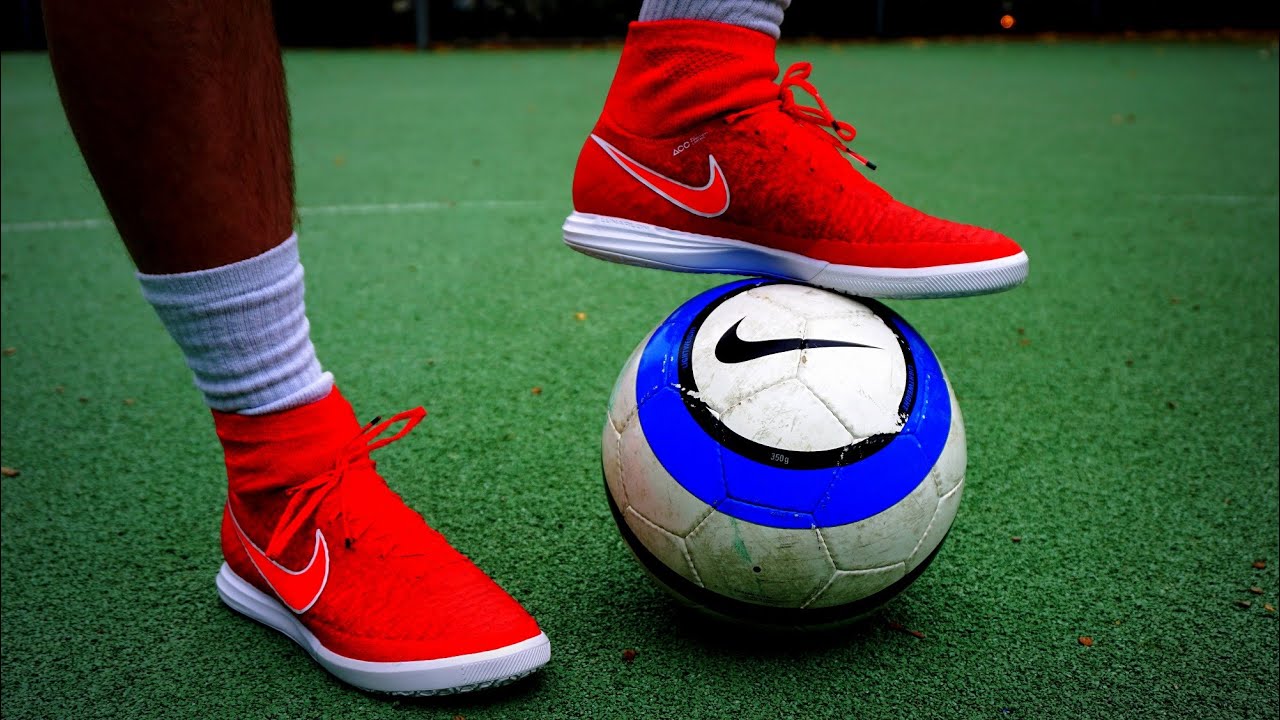 Mens Nike Magista Obra II Black Red Soccer Cleats Shoes