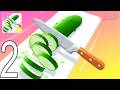 Perfect Slices Gameplay Walkthrough Part 2 - Satisfying Cutting (iOS & Android)
