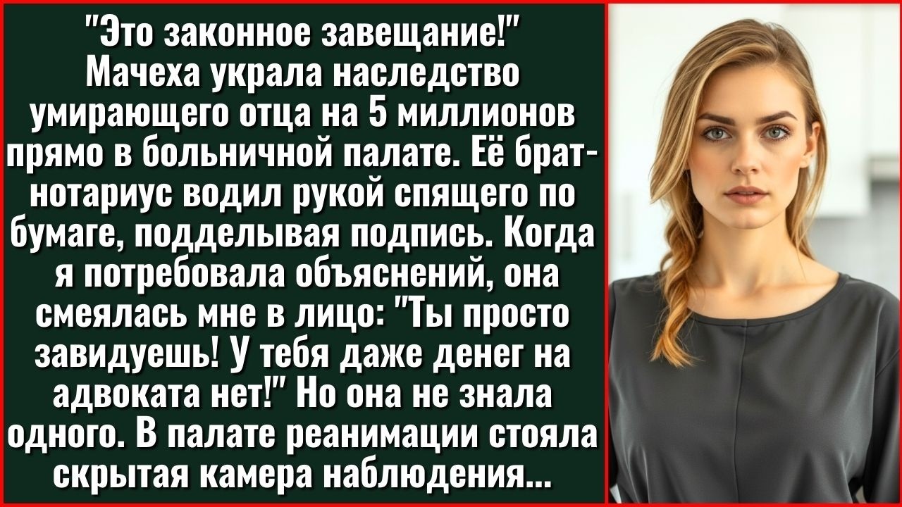 Мачеха Подделала Завещание Отца На 5 Миллионов, А Брат-Юрист Заверил Со Словами 