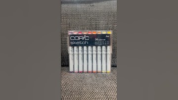 Copic Sketch Marker Unboxing #copic #unboxing #yt #ytshort #shorts #short #markers