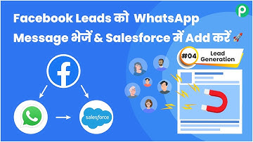 Add Facebook Leads to Salesforce & Send Automated WhatsApp Message | Lead Generation #4