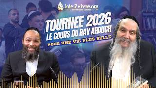 2026 France Tour - Rav Arush's Lesson: For a Better Life! 2026 France Tour - Rav Arush's Lesson: For a Better Life!