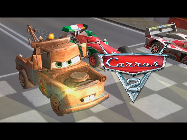 PSP DISNEY - PIXAR CARROS 2 - mais2jogos