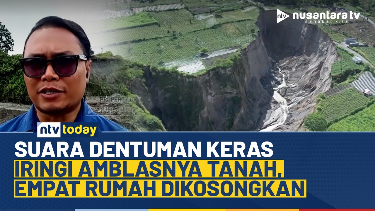 Lubang Raksasa di Pondok Balik Terus Meluas, Empat Rumah Dikosongkan | NTV TODAY