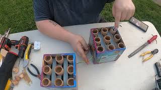 Ematching firework cakes/fusing them together/electronically firing them (part 1)