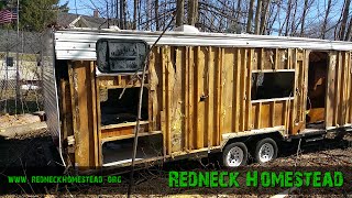 Beautiful New Trailer for the Harbor Freight/Central Machinery Band Saw Mill | Redneck Homestead