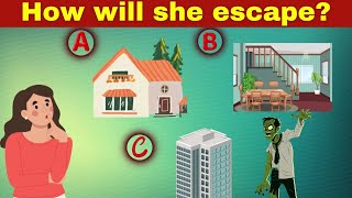 How will she escape from zombies can you solve this riddle? by Brain Side 269 views 2 months ago 3 minutes, 41 seconds