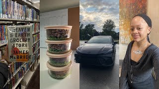 productive day in my life: securing my new apartment, solo library date, + big sis advice