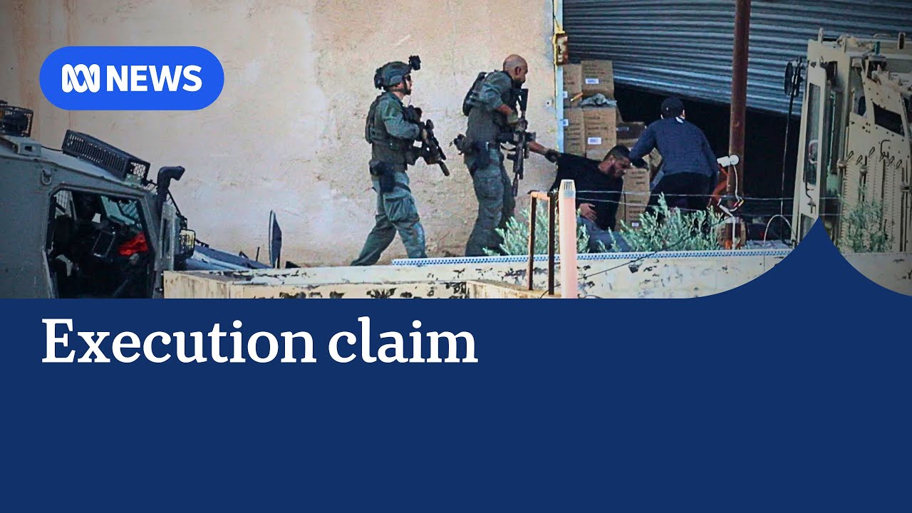 Video appears to show Israeli soldiers 'executing' two Palestinians in West Bank | ABC NEWS