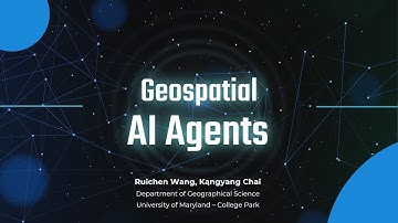 Geospatial AI Agents