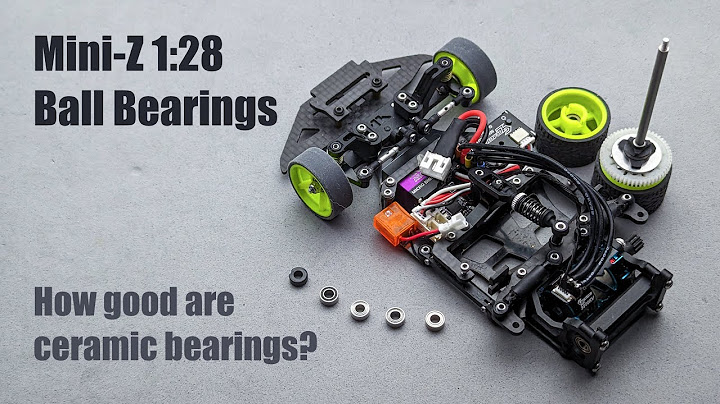 Comparing 6 Different Sets of Mini-Z Ball Bearings (Ceramic, Stainless Steel, Plastic)